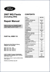 ford fiesta, xr4 2007 repair manual, ford repair manual, ford fiesta,