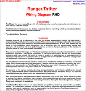fordmazda ranger drifter 1999 wiring diagram, fordmazda wiring diagram, fordmazda ranger