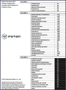 foton 4g69 isf2.8 jc538 2011 technical manual, foton manual, foton 4g69