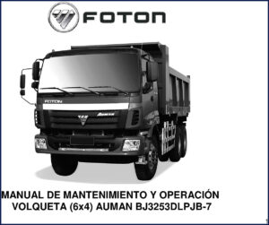 foton bj3253dlpjb, foton manual