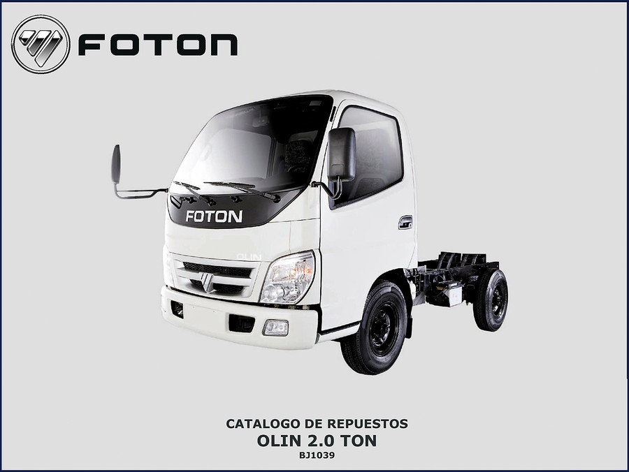 foton olin 2.0 ton 2011 parts catalog, foton parts catalog, foton olin