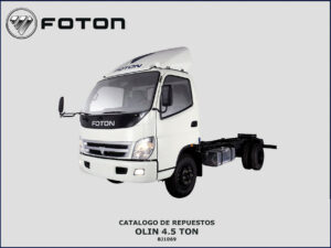 foton olin 4.5 ton 2011 parts catalog, foton parts catalog, foton olin