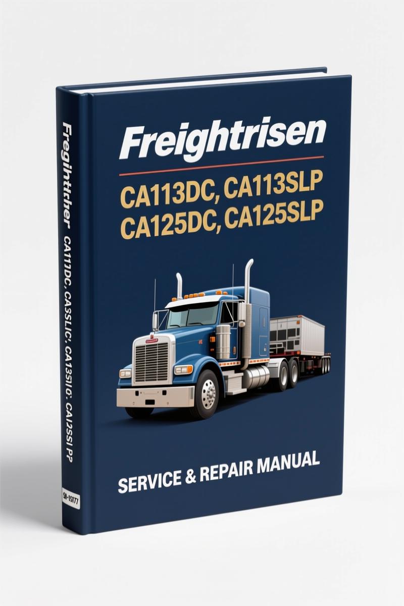 Freightliner CA113DC CA113SLP CA125DC CA125SLP 2015 Service Manual – OEM Factory Specs