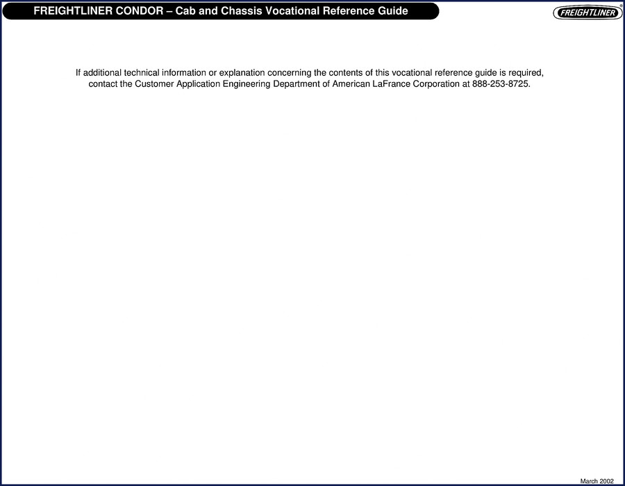 freightliner condor 2002 technical manual, freightliner manual, freightliner condor