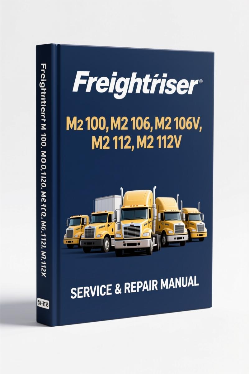 freightliner m2 100, m2 106, m2 106v, m2, freightliner service manual, freightliner m2