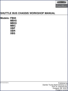 freightliner fb65 mb45 mb55 mbc xbp workshop manual, freightliner workshop manual, freightliner fb65