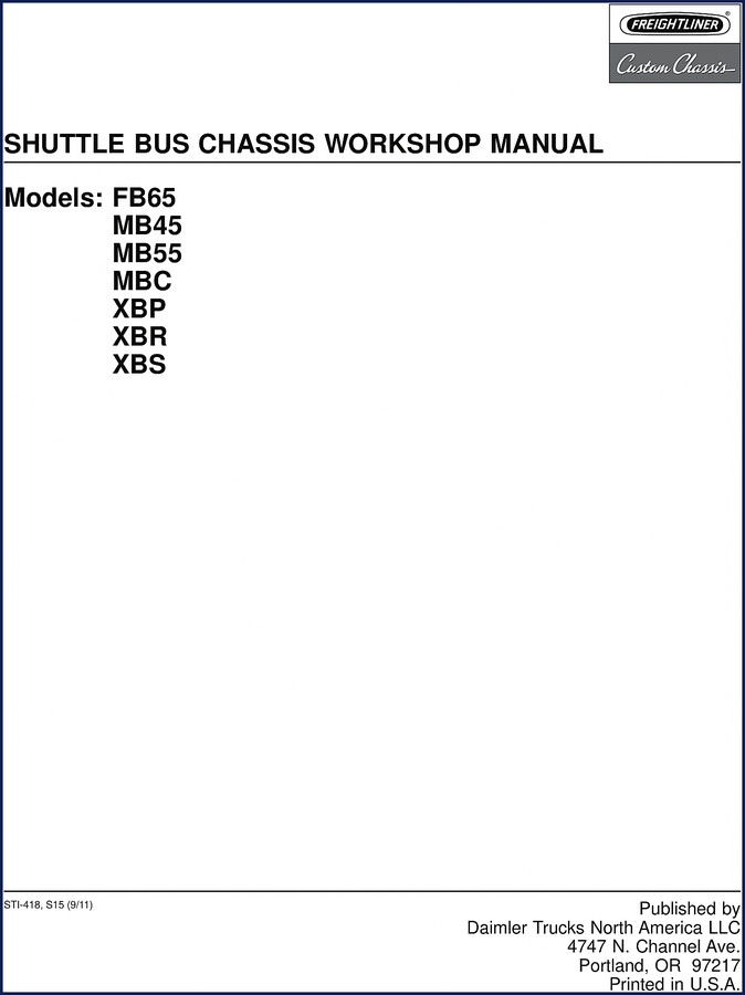 freightliner fb65 mb45 mb55 mbc xbp workshop manual, freightliner workshop manual, freightliner fb65