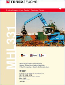 terex fuchs mhl331 2008 parts catalog, terex fuchs parts catalog, terex fuchs fuchs