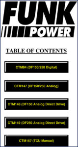 funk manufacturing df150, df250 1998 service manual, funk manufacturing service manual, funk manufacturing manufacturing