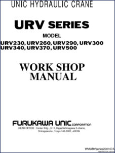 furukawa unic urv230, furukawa unic manual, furukawa unic unic