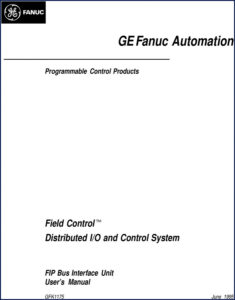 ge fanuc field control 1995 user manual, ge fanuc manual, ge fanuc fanuc
