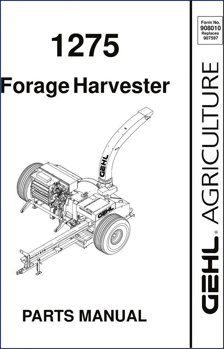 gehl 1275 parts catalog, gehl parts catalog, gehl 1275