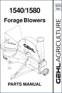 gehl 1540, 1580 parts catalog, gehl parts catalog, gehl 1540,