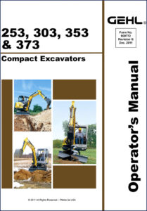 gehl 253 303 353 373 2011 operators manual, gehl manual, gehl 253