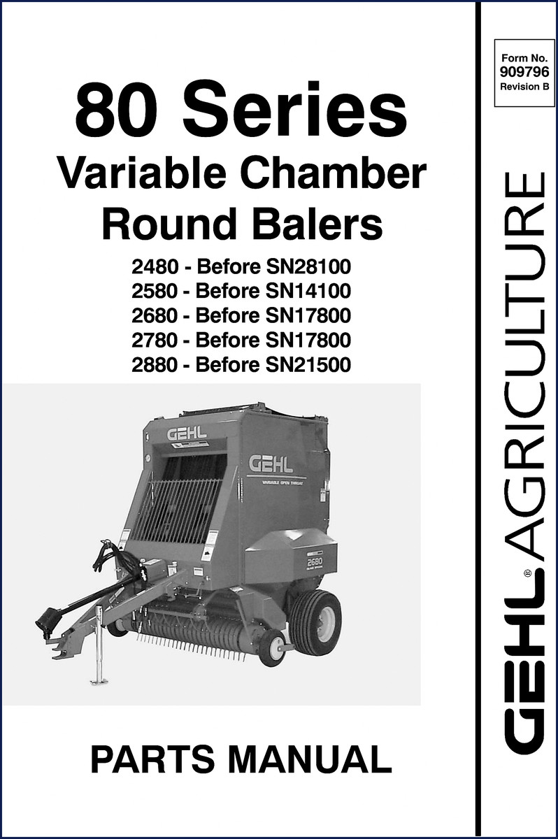 gehl 2480 2580 2680 2780 2880 parts catalog, gehl parts catalog, gehl 2480