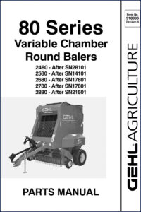 gehl 2480, gehl manual