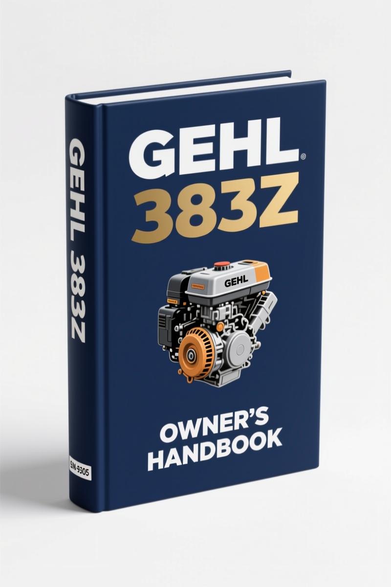 gehl 383z 2013 operators manual, gehl manual, gehl 383z