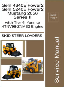 gehl 4640e, 5240e, 2056 2012 service manual, gehl service manual, gehl 4640e,