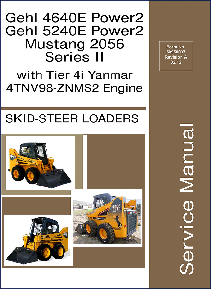 gehl 4640e, 5240e, 2056 2012 service manual, gehl service manual, gehl 4640e,
