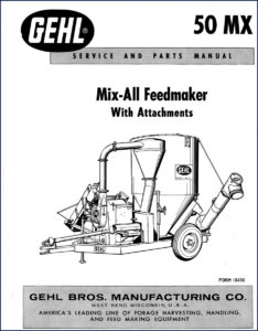 gehl 50 mx service manual, gehl service manual, gehl 50