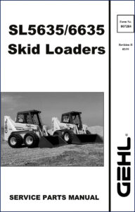 gehl 5635, 6635 1999 parts catalog, gehl parts catalog, gehl 5635,