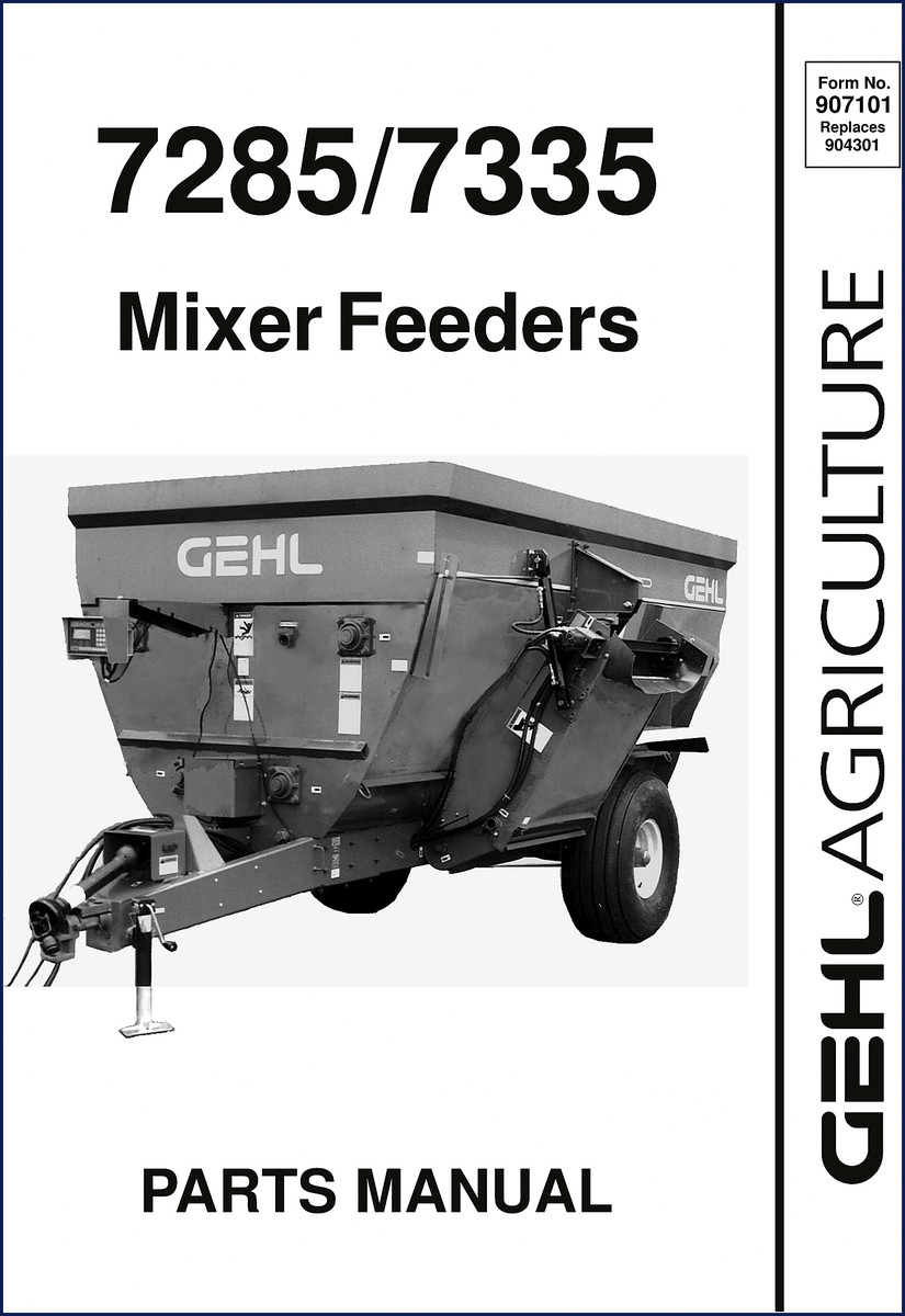 gehl 7285, 7335 parts catalog, gehl parts catalog, gehl 7285,