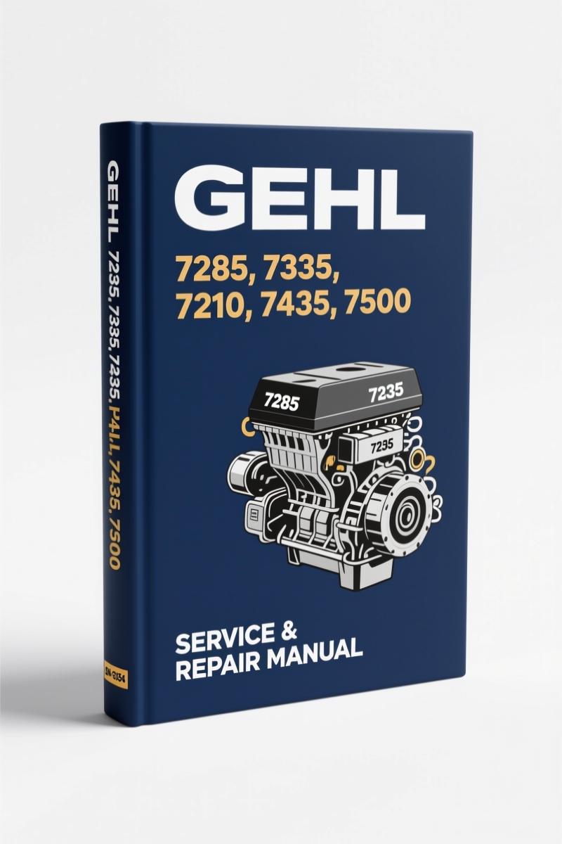 gehl 7285 7335 7210 7435 7500 installation manual, gehl manual, gehl 7285