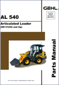 gehl al 540 2011 parts catalog, gehl parts catalog, gehl al