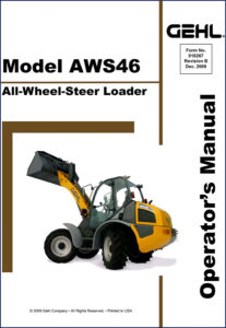 gehl aws46 2009 operators manual, gehl manual, gehl aws46