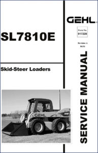 gehl sl7810e 2006 service manual, gehl service manual, gehl sl7810e