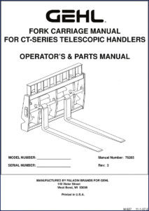 gehl ct, gehl manual