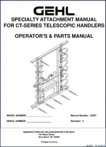 gehl ct, gehl manual