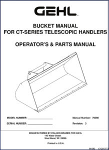 gehl ct, gehl manual