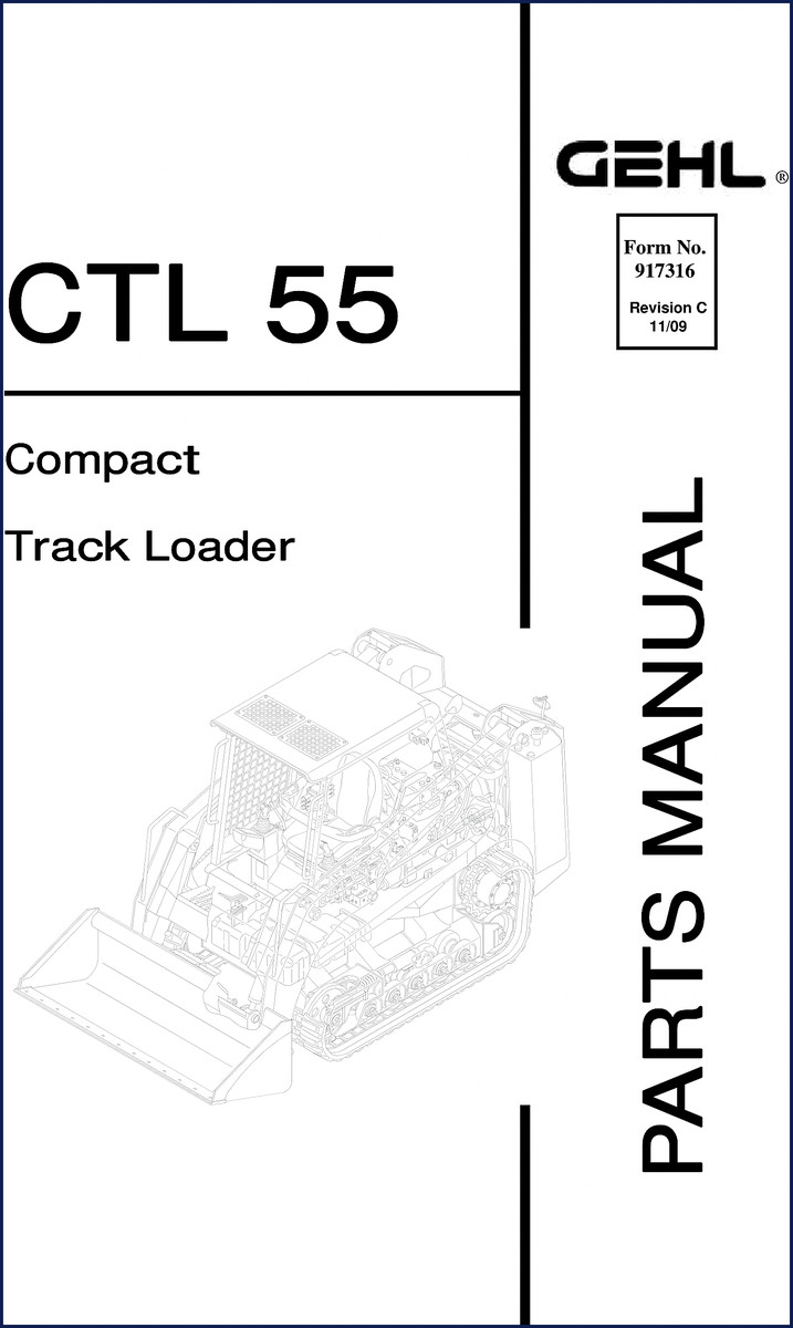 gehl ctl 55 2009 parts catalog, gehl parts catalog, gehl ctl