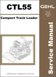 gehl ctl55 2008 service manual, gehl service manual, gehl ctl55