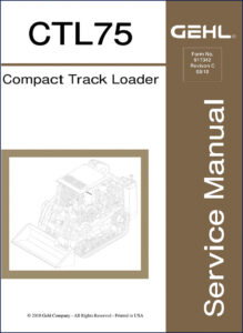 gehl ctl75 2010 service manual, gehl service manual, gehl ctl75