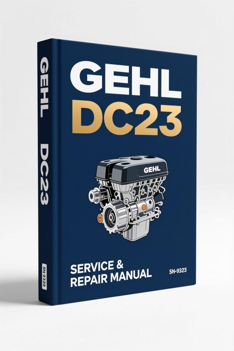 gehl dc23 service manual, gehl service manual, gehl dc23