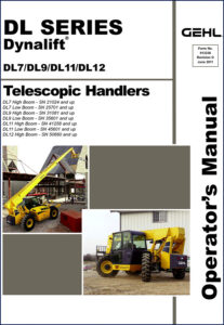gehl dl7, dl9, dl11, dl12 2011 operators manual, gehl manual, gehl dl7,