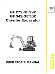 gehl ge 272, ge 292, ge 342, ge, gehl manual, gehl ge
