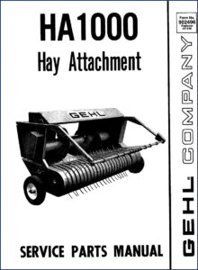 gehl ha1000 parts catalog, gehl parts catalog, gehl ha1000
