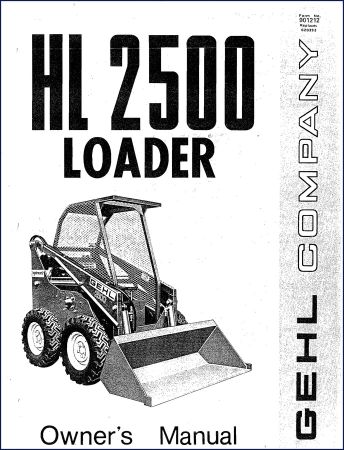 gehl hl2500 user manual, gehl manual, gehl hl2500
