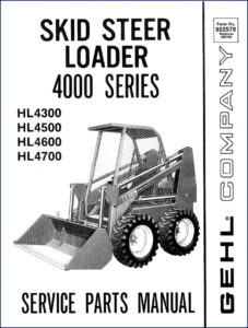 gehl hl4300, hl4500, hl4600, hl4700 service manual, gehl service manual, gehl hl4300,
