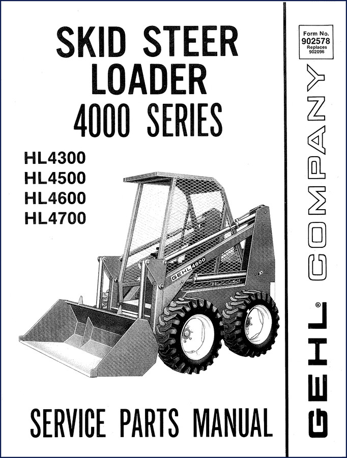 gehl hl4300, hl4500, hl4600, hl4700 service manual, gehl service manual, gehl hl4300,