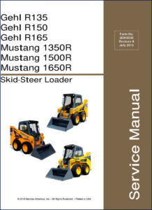 gehl r135 r150 r165 1350r 1500r 2015 service, gehl service manual, gehl r135