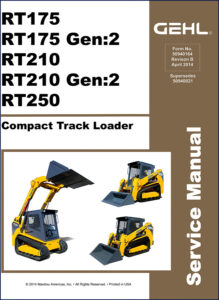 gehl rt175, rt210, rt250 2014 service manual, gehl service manual, gehl rt175,