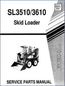gehl sl3510, 3610 parts catalog, gehl parts catalog, gehl sl3510,
