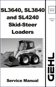 gehl sl3640, sl3840, sl4240 2006 service manual, gehl service manual, gehl sl3640,