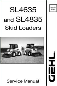 gehl sl4635, sl4835 service manual, gehl service manual, gehl sl4635,