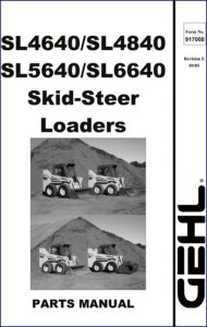 gehl sl4640, sl4840, sl5640, sl6640 2005 parts catalog, gehl parts catalog, gehl sl4640,