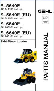 gehl sl5640e sl6640e 2010 parts catalog, gehl parts catalog, gehl sl5640e